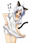  animal_ears cat_ears original solo tail takano_saki translated 