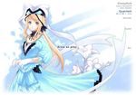  blue_dress charlotte_francia dress gloves quartett! solo tachibana_yuu white_gloves 