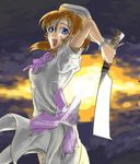  artist_request hatchet higurashi_no_naku_koro_ni lowres nose_hatchet ryuuguu_rena solo 