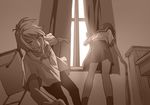  1girl as109 bad_id bad_pixiv_id baseball_bat denpa_teki_na_kanojo drugged falling juuzawa_juu monochrome satsuki_miya school_uniform sepia spoilers 