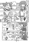  2girls ainu_clothes animal_ears artist_request aruruw comic dog_ears eruruw greyscale hakuoro hard_translated highres monochrome multiple_girls translated utawareru_mono 