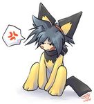  anger_vein angry animal_costume animal_ears bakuten_shoot_beyblade beyblade black_eyes blush_stickers chibi cosplay crossover dated fake_animal_ears fake_tail gen_2_pokemon grey_hair hairband hiwatari_kai looking_away lowres male_focus paws pichu pichu_(cosplay) pokemon shadow signature simple_background sitting solo speech_bubble spiked_hair spoken_anger_vein tail turtleneck v_arms white_background zii 