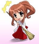  asahina_mikuru chibi hakama isse japanese_clothes long_sleeves lowres miko red_hakama solo suzumiya_haruhi_no_yuuutsu 