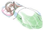  bed blanket closed_eyes imai_kazunari long_sleeves lowres rozen_maiden sleeping solo suiseiseki 