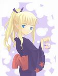  alternate_costume artist_request blonde_hair blue_eyes evangeline_a_k_mcdowell japanese_clothes kimono long_sleeves mahou_sensei_negima! solo yukata 