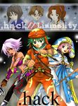  .hack//games .hack//liminality 5girls aihara_yuki artist_request black_rose_(.hack//) dual_persona hat kite_(.hack//) lowres minase_mai mistral_(.hack//) multiple_girls pantyhose toono_kyouko 