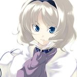  alice_margatroid blonde_hair capelet closed_mouth face hairband short_hair solo touhou touya_(the-moon) 