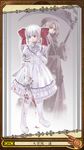  asura_fantasy_online blood dagger death_(entity) kuga_tsukasa long_sleeves multiple_girls omc ribbon scythe twintails weapon 