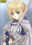  armor arturia_shuttleheim asura_fantasy_online cape kuga_tsukasa lowres omc solo sword weapon 