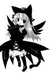  artist_request death_note death_note_(object) greyscale long_sleeves monochrome parody rozen_maiden solo suigintou 