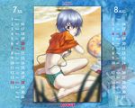  2002 :o ass august ayanami_rei back bangs barefoot beach bikini bikini_under_clothes blue_hair blurry blush breasts calendar_(medium) covering covering_breasts dated depth_of_field feet flat_ass gainax_calendar hair_between_eyes innertube july leaf leaning_forward looking_at_viewer looking_back medium_breasts neon_genesis_evangelion nerv no_pants non-web_source official_art on_ground open_mouth outdoors pale_skin plaid plaid_bikini plaid_swimsuit profile red_eyes shadow shirt shirt_lift short_hair sideboob sitting soles solo spread_legs star string_bikini swimsuit swimsuit_under_clothes t-shirt toes towel undressing untied utatane_hiroyuki wallpaper wariza water watermark zoom_layer 