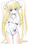  alternate_costume blonde_hair blue_eyes imai_kazunari long_hair rozen_maiden shinku solo twintails very_long_hair wristband 