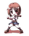  brown_hair chibi kamen_rider kamen_rider_hibiki kamen_rider_hibiki_(series) kita_high_school_uniform long_sleeves lowres okajima_mizuki parody red_eyes school_uniform serafuku skirt solo suzumiya_haruhi_no_yuuutsu tokyo_(great_akuta) 