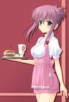  anna_miller chikage_(sister_princess) food hamburger masakichi_(crossroad) sister_princess solo waitress 