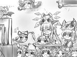  :3 air_conditioner animal_ears arm_garter artist_self-insert bat_wings black_sclera bloodycat blush chin_on_head chin_rest cirno closed_eyes ex-keine flandre_scarlet frown gap greyscale hat hinanawi_tenshi houraisan_kaguya izayoi_sakuya japanese_clothes kamishirasawa_keine kazami_yuuka kimono kochiya_sanae maid_headdress monochrome moriya_suwako multiple_girls mundane_utility o_o petting plaid plaid_vest reiuji_utsuho remilia_scarlet slit_pupils smile smirk table television touhou vest wings yagokoro_eirin yakumo_yukari yasaka_kanako yukkuri_shiteitte_ne 