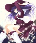  arin ayase_hazuki boots halloween hat long_sleeves pangya solo witch_hat 