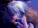  animal_ears carnelian cat_ears cynthia_(moldavite) game_cg kiss moldavite 