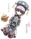  bangs cosplay dewprism halloween jack-o'-lantern long_sleeves maya_(dewprism) maya_(dewprism)_(cosplay) nagato_yuki pantyhose parody pumpkin short_hair solo suzumiya_haruhi_no_yuuutsu tokyo_(great_akuta) translated white_background 