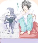  bags_under_eyes death_note jealous_(death_note) l_(death_note) long_sleeves lowres male_focus multiple_boys shinigami 