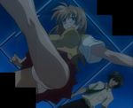  1girl ikkitousen kicking panties pantyshot screencap sonsaku_hakufu stitched third-party_edit toutaku_chuuei underwear white_panties 