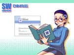  artist_request book fake_screenshot glasses halftone indonesian long_sleeves microsoft_office microsoft_word os-tan pencil personification solo translation_request windows windows_xp wooden_pencil 