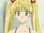  animated animated_gif blonde_hair blush hair_raising lowres open_mouth sawachika_eri school_rumble solo twintails yellow_eyes 