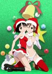  artist_request ass bangs bell belt between_thighs bikini black_hair black_legwear blush bob_cut boots bow breasts brown_eyes brown_hair choker christmas christmas_ornaments cleavage dress elbow_gloves fur_trim gloves hair_ornament hairclip hat high_heels hug knee_boots kneeling looking_back medium_breasts midorikawa_nanako multiple_girls nakahara_misaki navel nhk_ni_youkoso! official_art one_eye_closed panties pantyshot pantyshot_(kneeling) parted_bangs red_legwear sack santa_costume santa_hat shadow shoes short_dress short_hair side-tie_bikini smile spread_legs star straddling swimsuit thigh_boots thighhighs tiptoes underwear waving white_gloves white_panties 