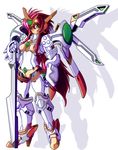  artist_request mecha pink_hair solo super_robot_wars super_robot_wars_the_lord_of_elemental sword valsione valsione_r weapon 