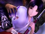  artist_request biko_3 game_cg japanese_clothes miko solo_focus 