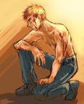 artist_request chest emiya_shirou fate/stay_night fate_(series) lowres male_focus shirtless solo 