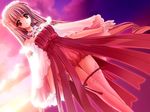  airi_(quilt) carnelian flower game_cg gloves long_sleeves quilt_(game) ribbon solo thighhighs 