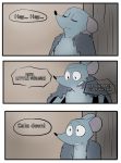  2018 anthro comic dialogue digital_media_(artwork) fur hi_res lary_(yinller) male mammal mouse rodent sleeping yinller 