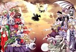  amamizu_(myofuu_kai) animal_ears bat_wings blonde_hair bunny_ears evil_eye_sigma final_fantasy flandre_scarlet gengetsu hat houraisan_kaguya izayoi_sakuya kazami_yuuka kazami_yuuka_(pc-98) kirisame_marisa kirisame_marisa_(pc-98) kitashirakawa_chiyuri konpaku_youmu konpaku_youmu_(ghost) long_sleeves mima mugetsu multiple_girls okazaki_yumemi opposing_sides parody reisen_udongein_inaba remilia_scarlet riviera saigyouji_yuyuko shinki siblings sisters tabard touhou touhou_(pc-98) wings witch_hat yagokoro_eirin yakumo_ran yakumo_yukari yumeko 