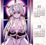  calendar_(medium) december faye_(front_innocent) front_innocent nipples november solo topless undressing upper_body urushihara_satoshi 
