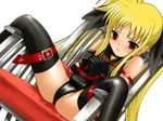  40010prototype bdsm belt blonde_hair bondage bound fate_testarossa long_hair lyrical_nanoha mahou_shoujo_lyrical_nanoha solo thighhighs 