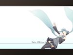  bad_id bad_pixiv_id blue_hair closed_eyes falling hatsune_miku kakkou letterboxed long_hair necktie open_mouth solo thighhighs twintails very_long_hair vocaloid zettai_ryouiki 