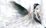  headband long_hair ribbons rozen_maiden suigintou white white_hair wings 