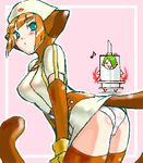  animal_hood ass bent_over blush breath_of_fire breath_of_fire_v cat_hood dr.p hood lin_(breath_of_fire) lowres multiple_girls nina_(breath_of_fire_v) nurse panties thighhighs underwear 