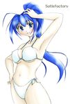  aoba_mizuki bad_anatomy bikini breasts covered_nipples hayase_mitsuki kimi_ga_nozomu_eien large_breasts solo swimsuit 