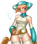  animal_hood blush breath_of_fire breath_of_fire_v cat_hood dr.p elbow_gloves gloves hood lin_(breath_of_fire) solo spandex thighhighs 