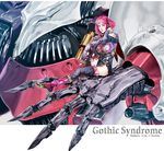  boots gundam haman_karn jasmine_t mecha pink_hair qubeley shiny solo thighhighs zeta_gundam 