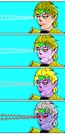  4koma artist_request comic dio_brando eye_beam jojo_no_kimyou_na_bouken lowres 