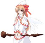  crossover final_fantasy lily_white look-alike solo staff touhou white_mage wings yuuki_eishi 