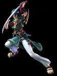  black_background black_hair chronicles_of_the_sword extra fighting_stance hair_over_eyes headband katana kawano_takuji miser official_art pose sandals short_hair solo soulcalibur soulcalibur_iii sword weapon 