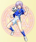  artist_request ball circle exif_thumbnail_surprise izumi_ako japan mahou_sensei_negima! nike panties pantyshot playing_sports soccer soccer_ball solo sport sportswear underwear zodiac 