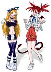  artist_request cosplay costume_switch disgaea etna etna_(cosplay) flonne flonne_(cosplay) makai_senki_disgaea multiple_girls thighhighs 