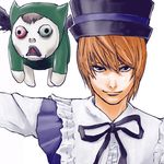  artist_request cosplay death_note jissouseki male_focus parody rozen_maiden ryuk solo souseiseki souseiseki_(cosplay) suiseiseki yagami_light 