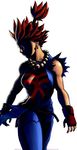  1girl akuma capcom genderswap gouki midnight_bliss simple_background solo street_fighter 