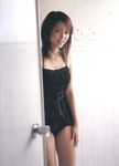  asian highres iwasa_mayuko lingerie photo smile solo standing underwear 