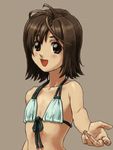  animated animated_gif artist_request beckoning bikini breast_expansion breasts copyright_request lowres non-web_source one_eye_closed small_breasts solo swimsuit winking_(animated) 